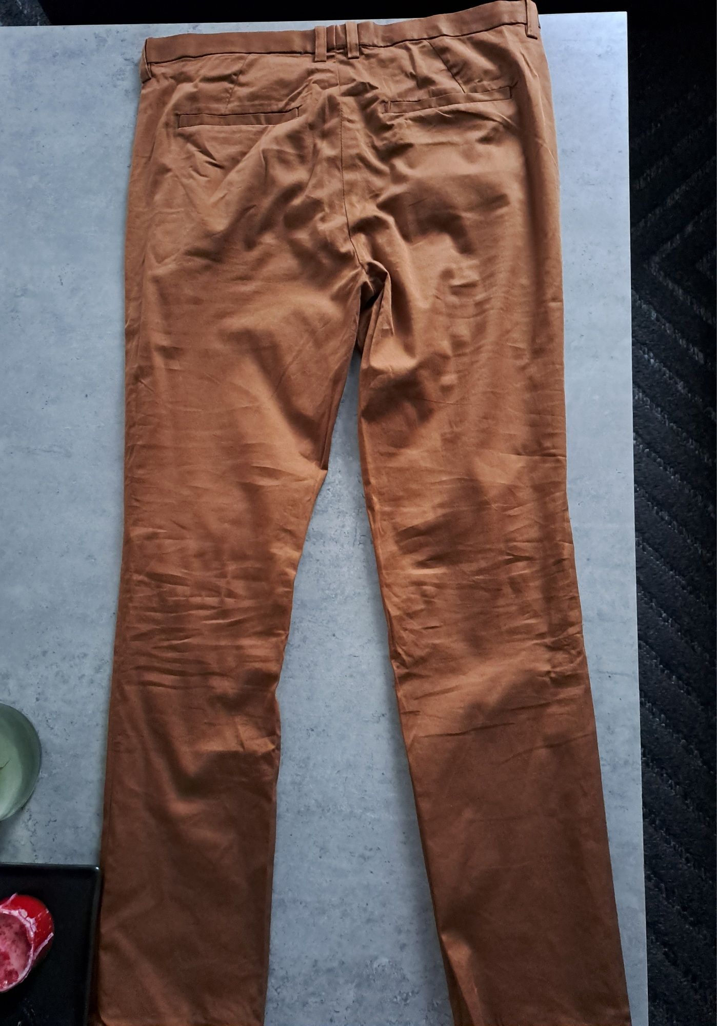 Spodnie męskie HM,50,M/L,brąz camel