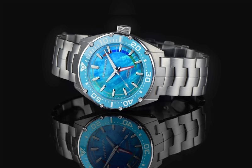 Годинник ARAGON Virtuoso BLU TITANIUM Ceramic Sapphire Automatic 44 mm