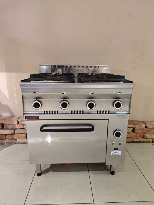 Kromet Kuchnia gastronomiczna gazowa LPG 27KW z piekarnikiem