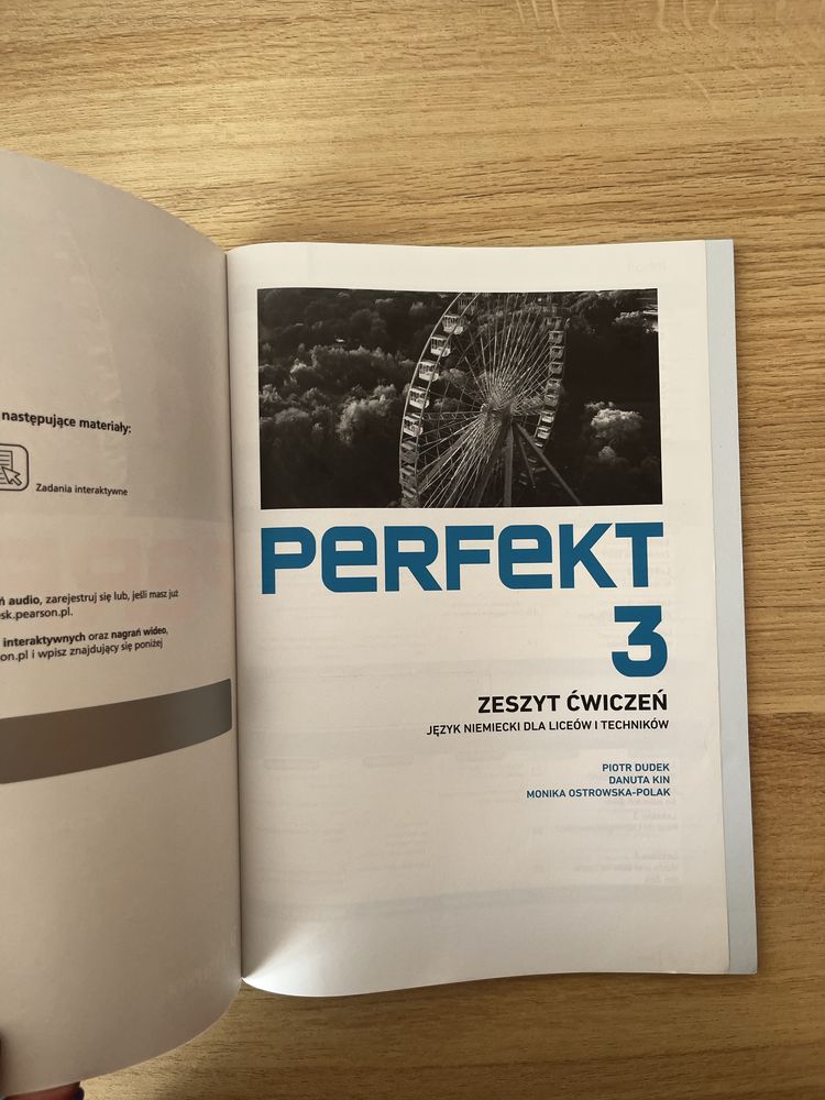 Zestaw podręcznik i zeszyt ćwiczeń Perfekt 3 jezyk niemiecki Pearson