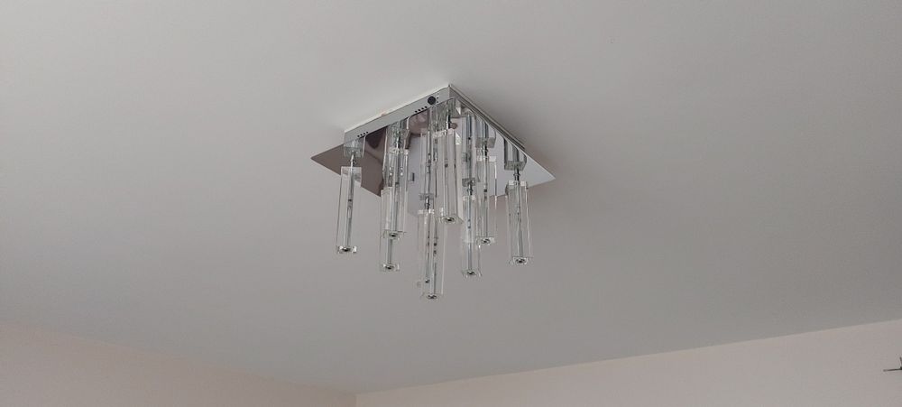 Żyrandol z kinkietem