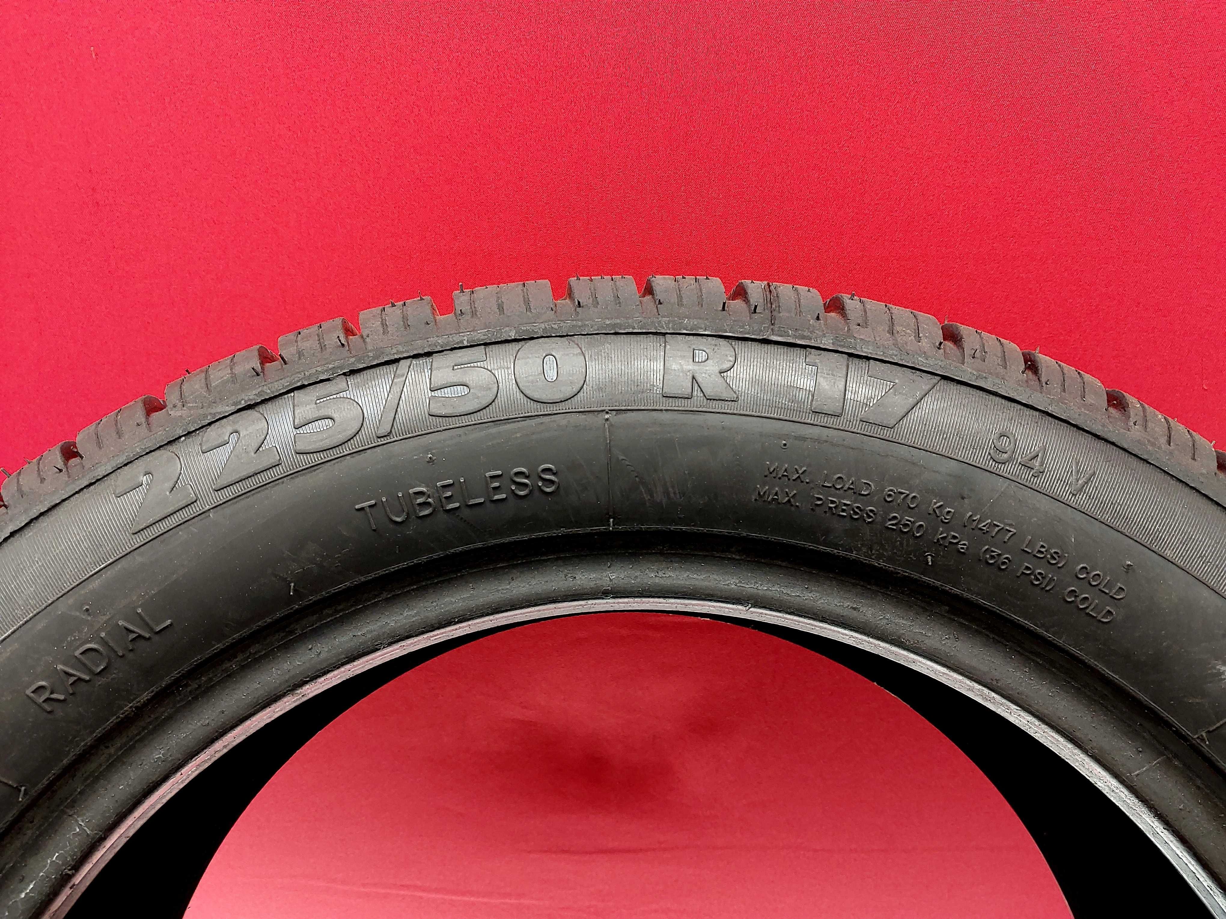 225/50 R17 Nowe opony wielosezonowe całoroczne bieżnikowane nalewki