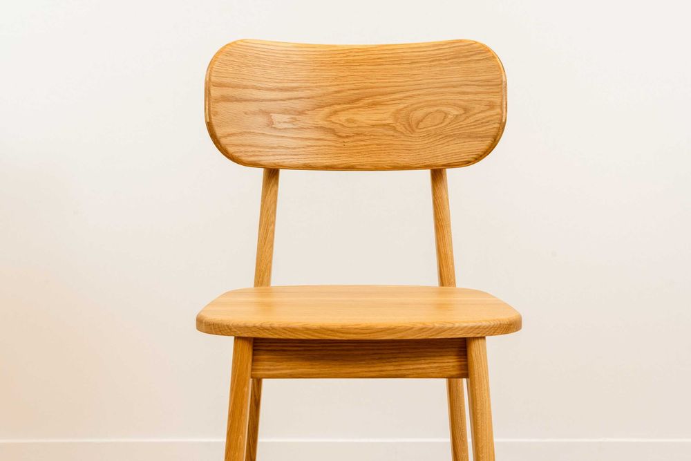 Krzesło dębowe barowe hoker z drewna dębowegо, drewniane krzesła