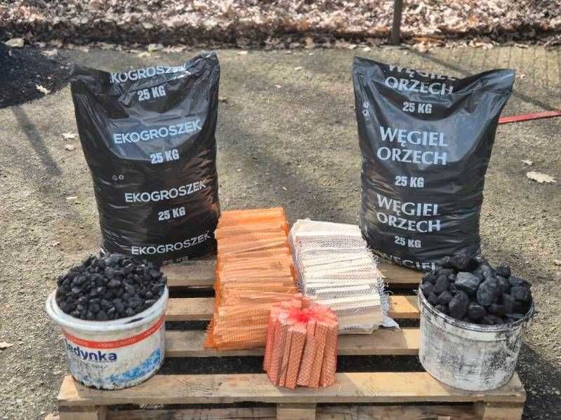 POLSKI Węgiel Workowany Orzech Kostka Groszek 5-25 KWK STASZIC-WUJEK