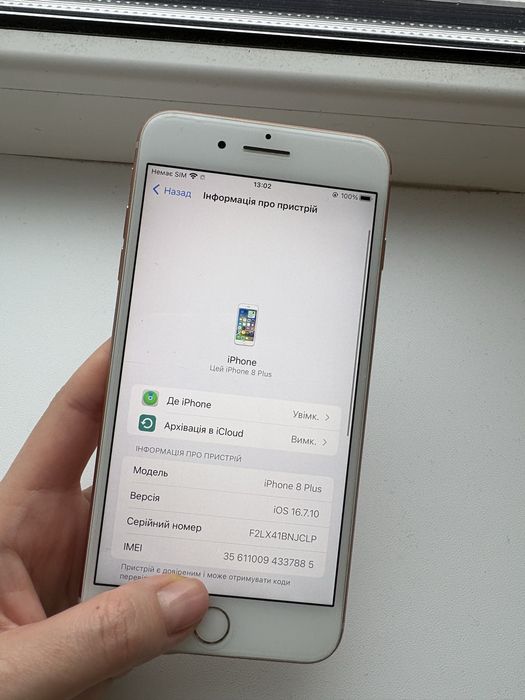 iPhone 8 plus Rose gold 256 gb