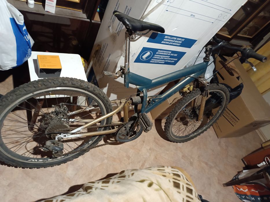 Велосипед на ходу