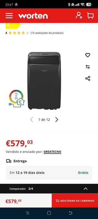 Vendo Ar-condicionado Portátil