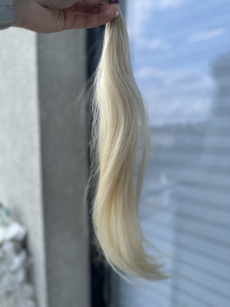 Włos naturalny blond 30g/ 46cm