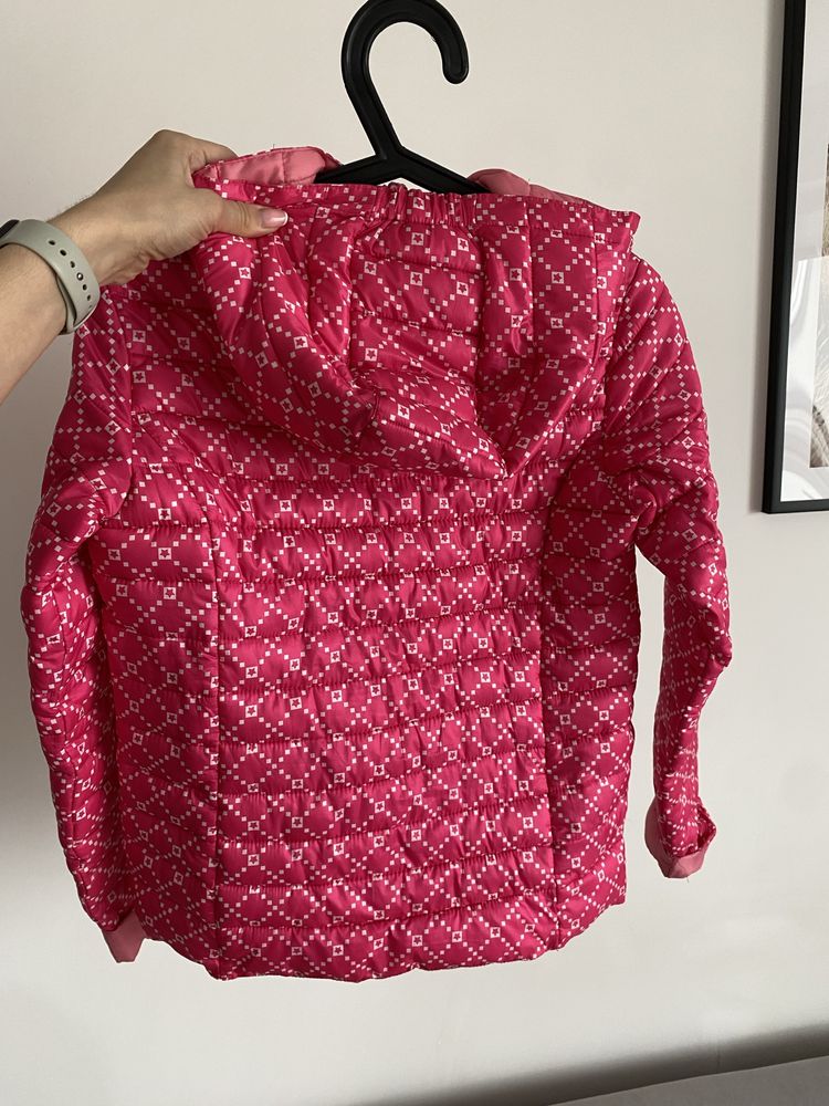 Różowa kurtka pikowana rozmiar 146 cm