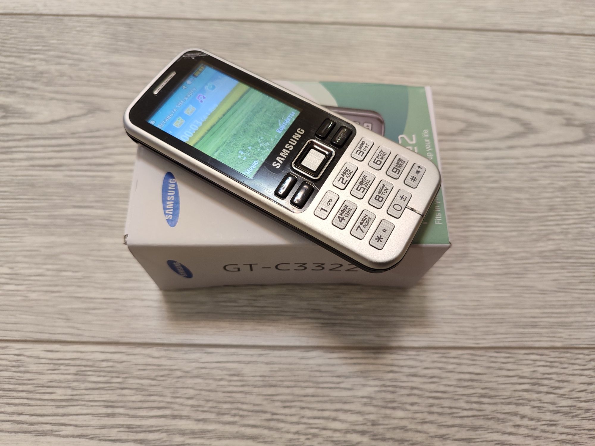 Мобільний телефон Samsung C3322 i DUAL Silver