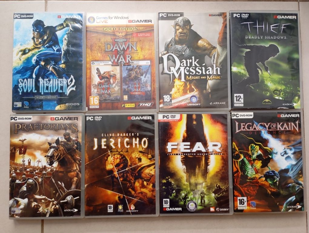 8 jogos Pc Cdrom