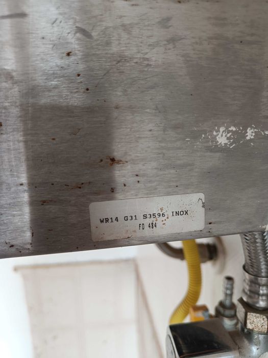 Esquentador VulcanoINOX 14 litros- Gás natural