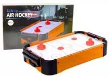 Stół do gry w hockeya drewniany światło dźwięk. Leantoys