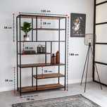 Regał industrialny loft szafka stalowa elegancka