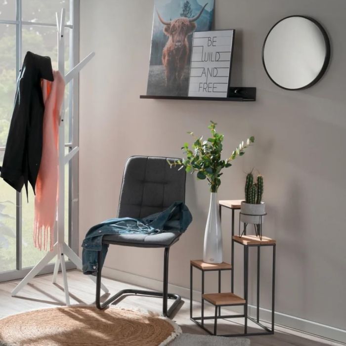 KWIETNIK REGAŁ NA KWIATY ROŚLINY Stojak Półki Organizer na kwiaty Loft