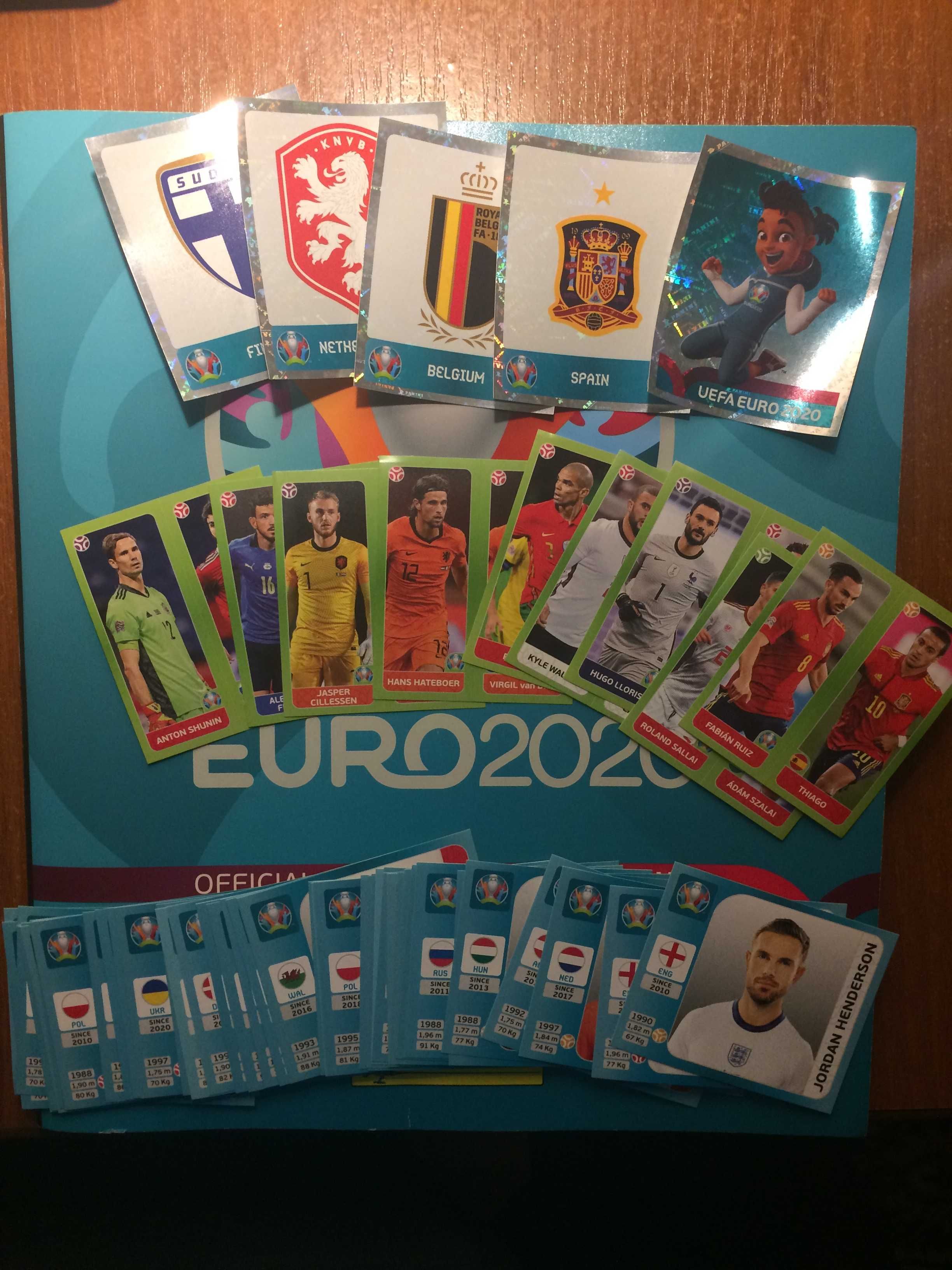 Наклейки PANINI EURO-2020 official stickers (ЕВРО-2020)