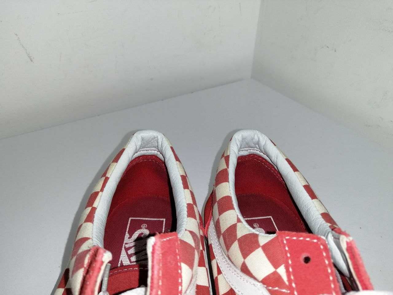 Кеды Vans Old Skool™ (Primary Check) Racing Red/White Размер-42