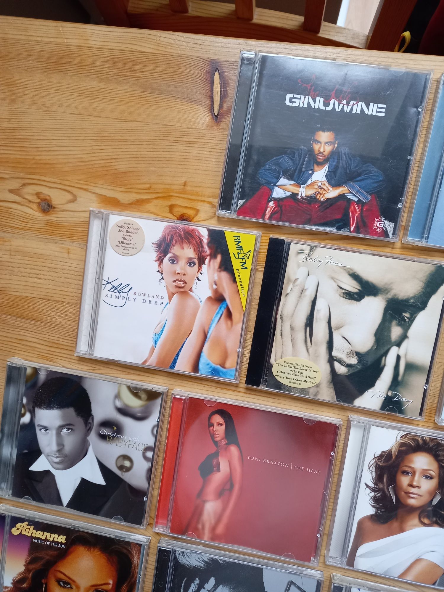 Zestaw 17 CD R&B Rihanna Whitney Alicia Janet Toni STAN IDEALNY/BDB!!