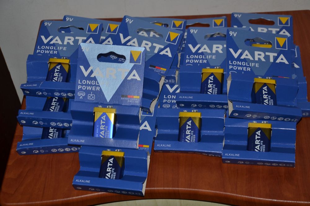 Батарейка крона VARTA LONGLIFE Power 9V/6F22 Germany
