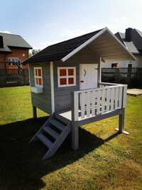 Domek dla dzieci drewniany transport