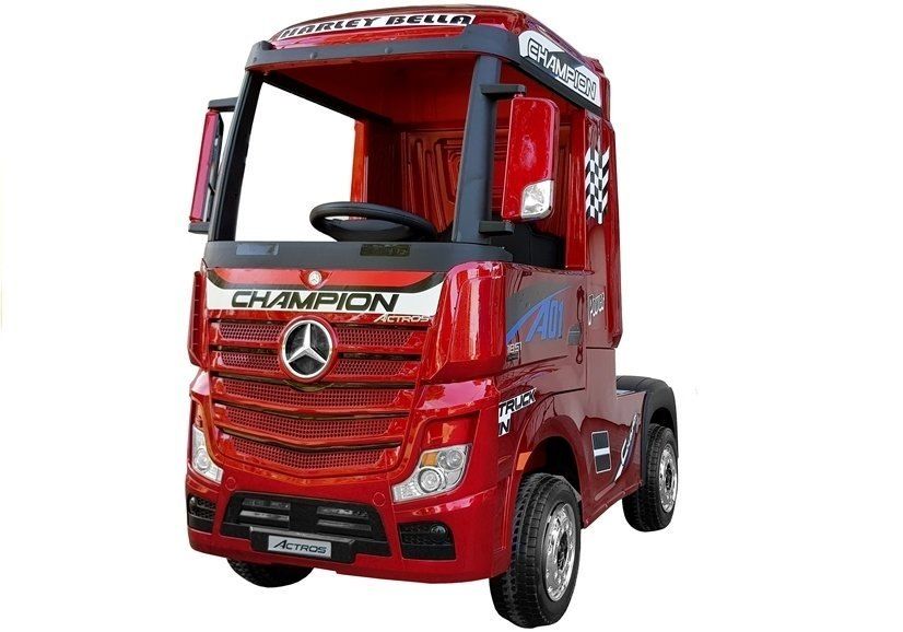 Auto na Akumulator Mercedes Actros Czerwony