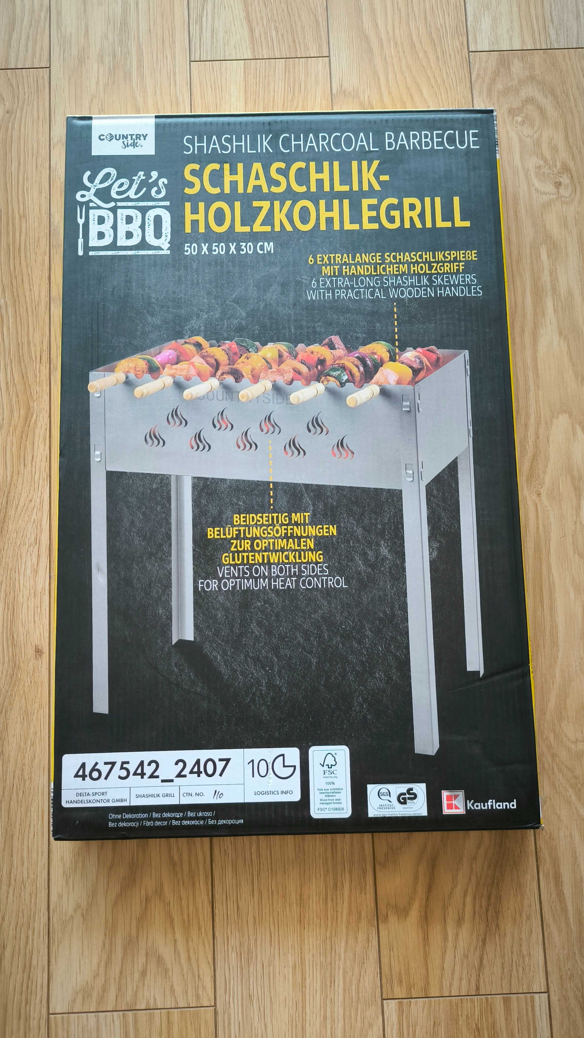 Grill węglowy do szaszłyków