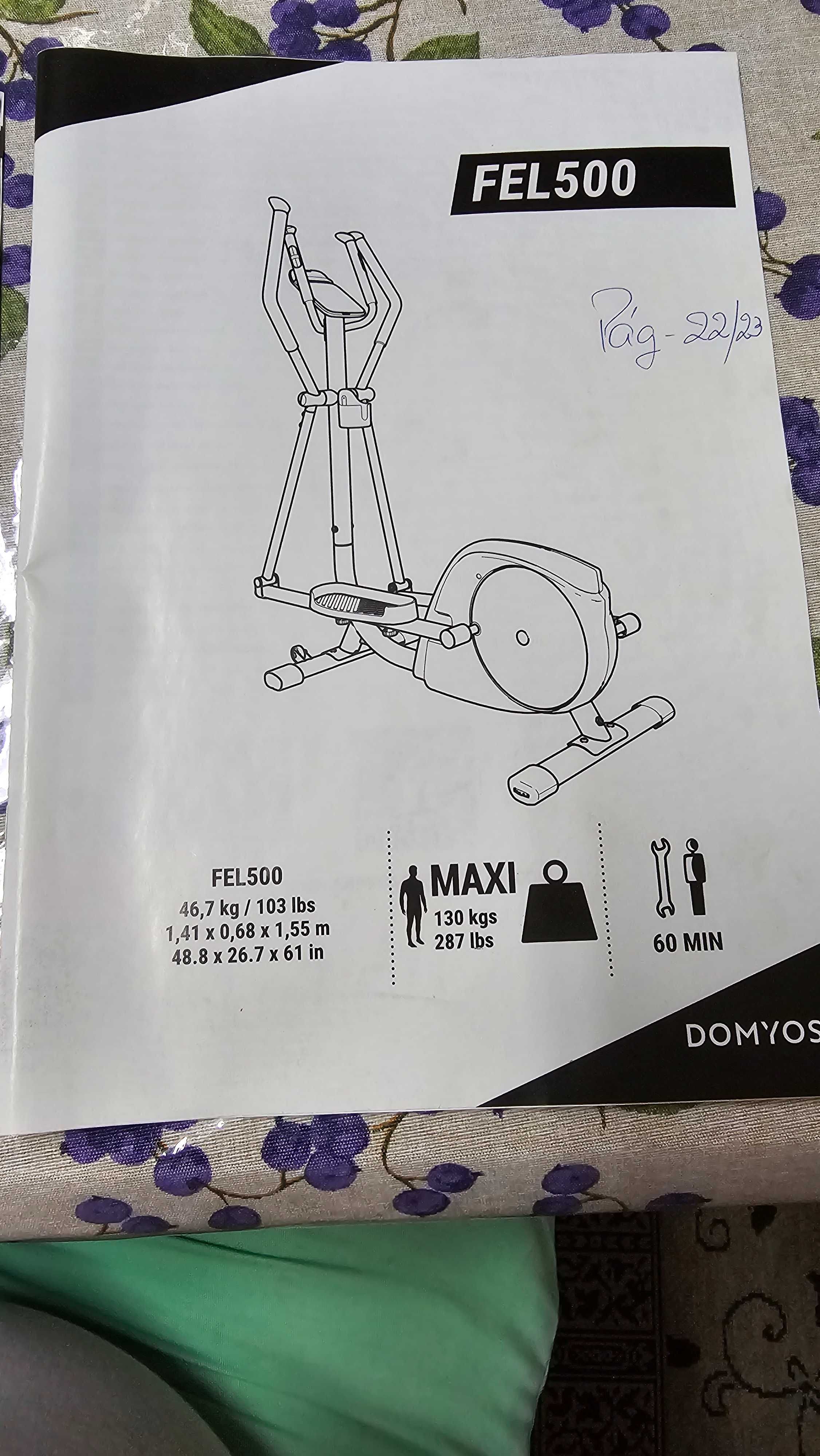 Bicicleta elíptica Domyos FEL500