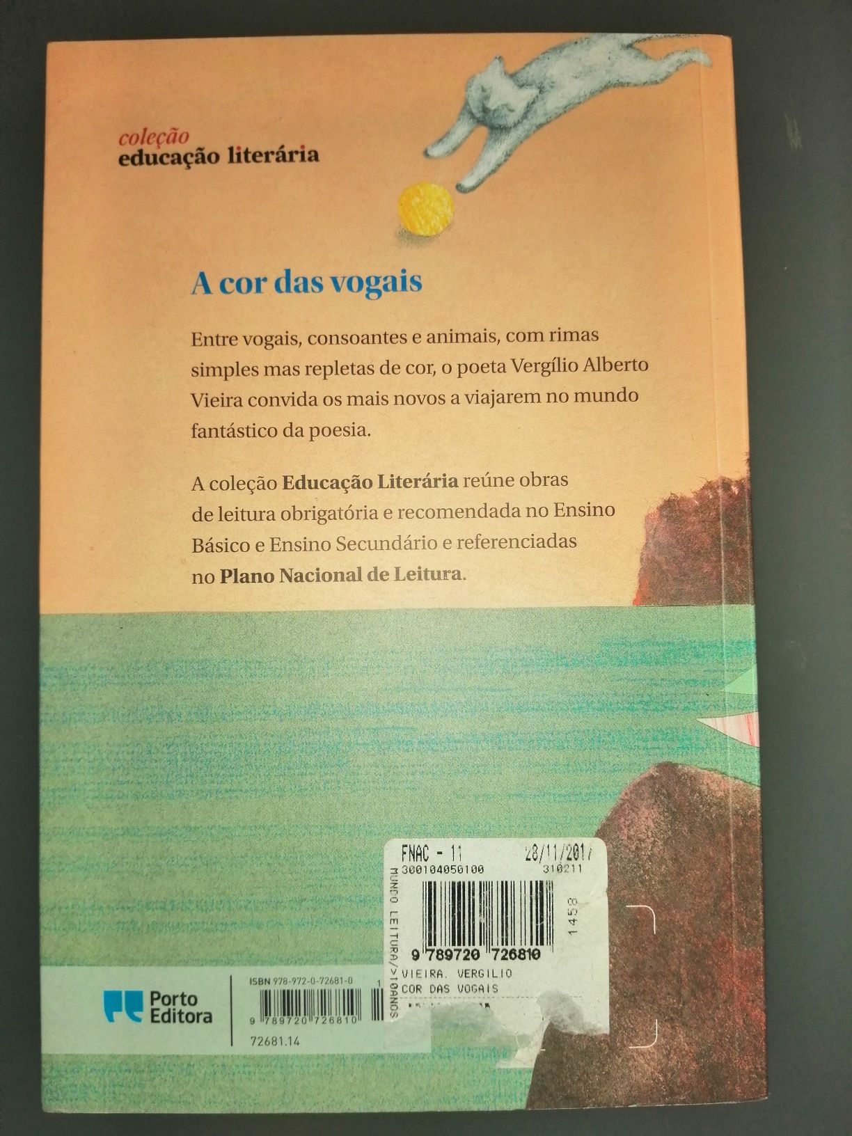 A cor das Vogais  Vergílio Alberto Vieira Ler+ Plano Nacional Leitura*