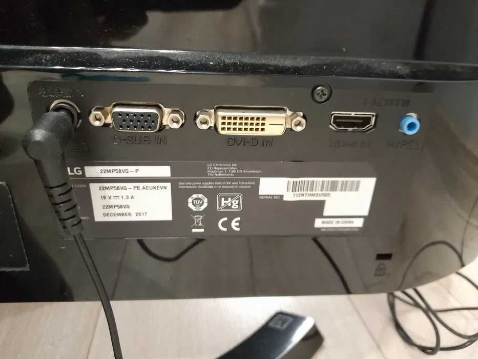 Monitor LG 22MP58VQ 22cale LED HDMI