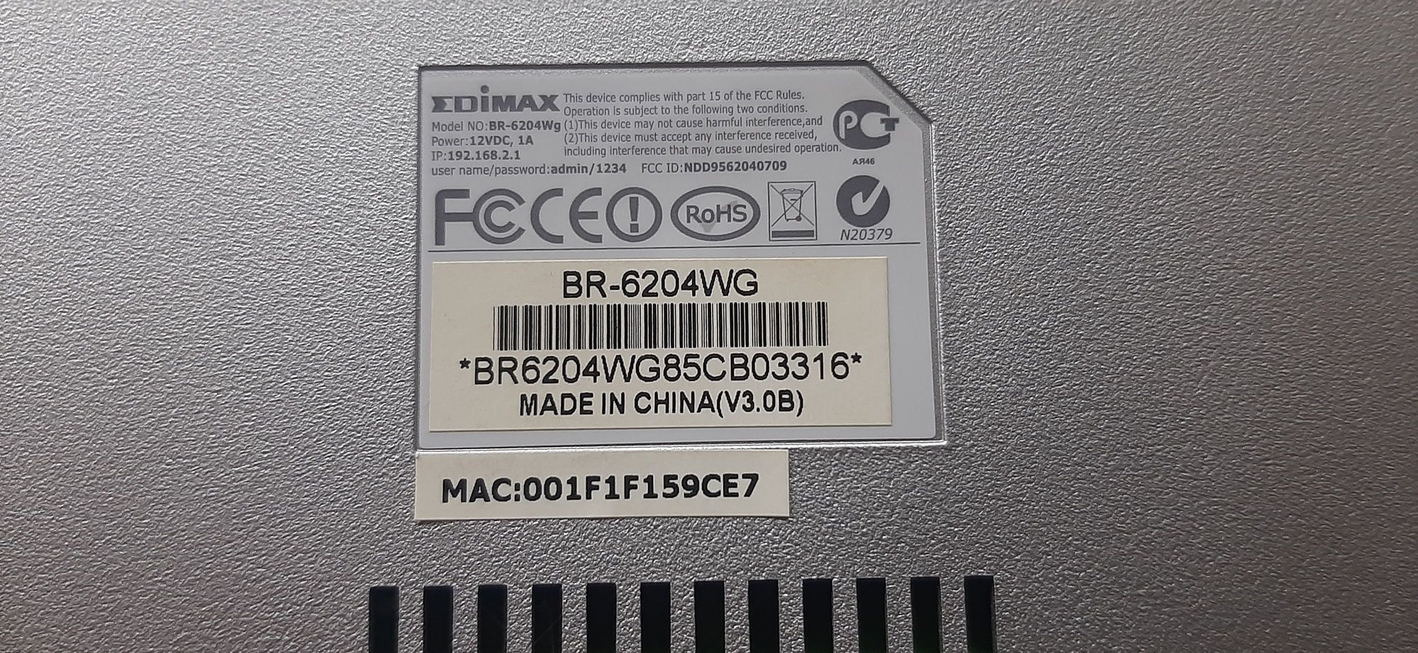 Router WiFi Edimax