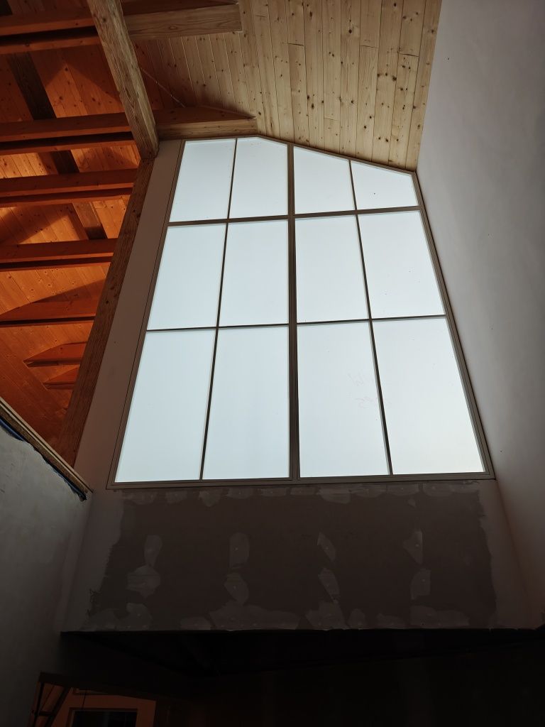 Ścianka loft biała