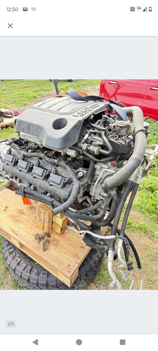 Kompletny silnik RAM V 19 benzyna przebieg 107k mil 5.7i HEMI