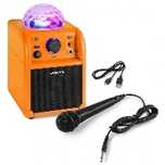 VONYX SBS50L zestaw karaoke z mikrofonem, bluetooth i efektem świetlny