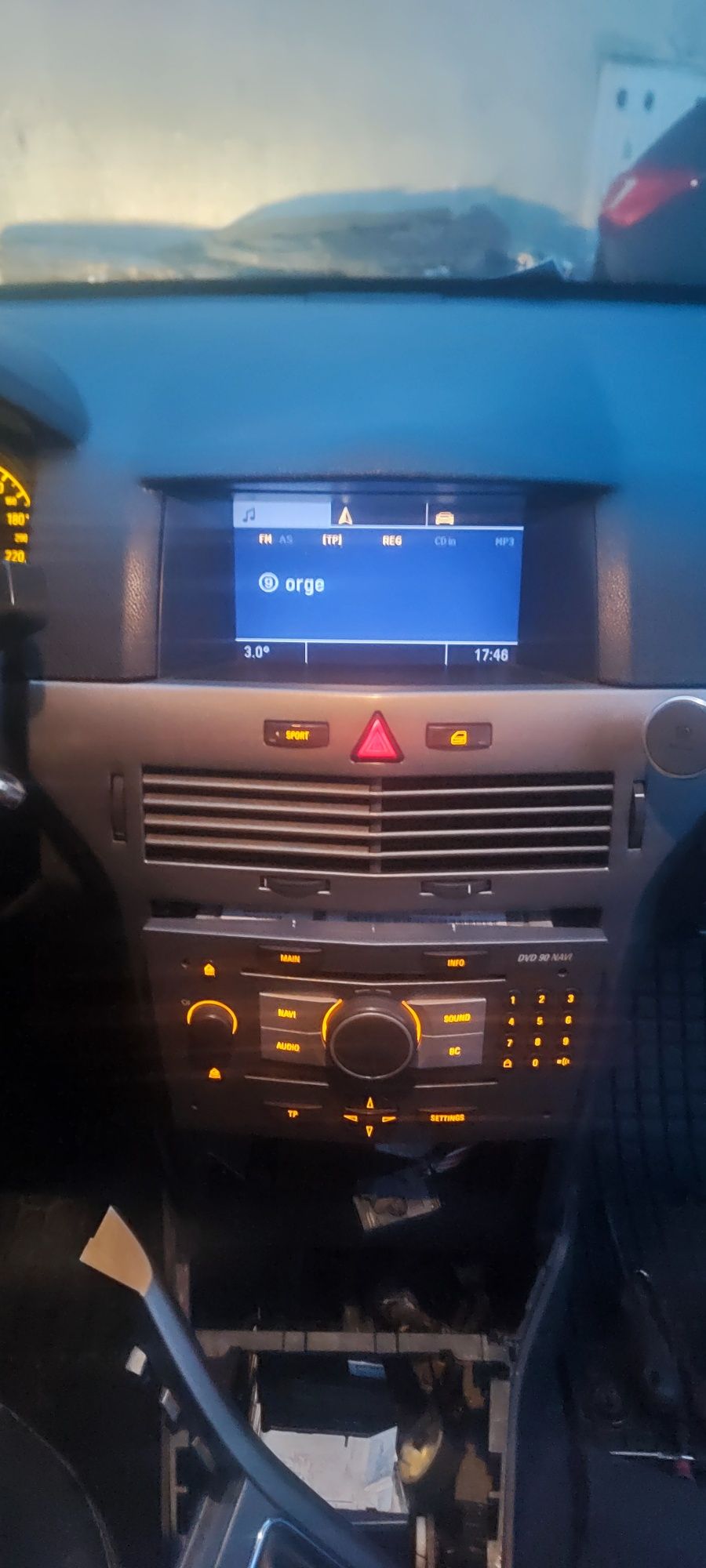 Opel astra H radio + wyświetlacz dvd 90 navi nawigacja