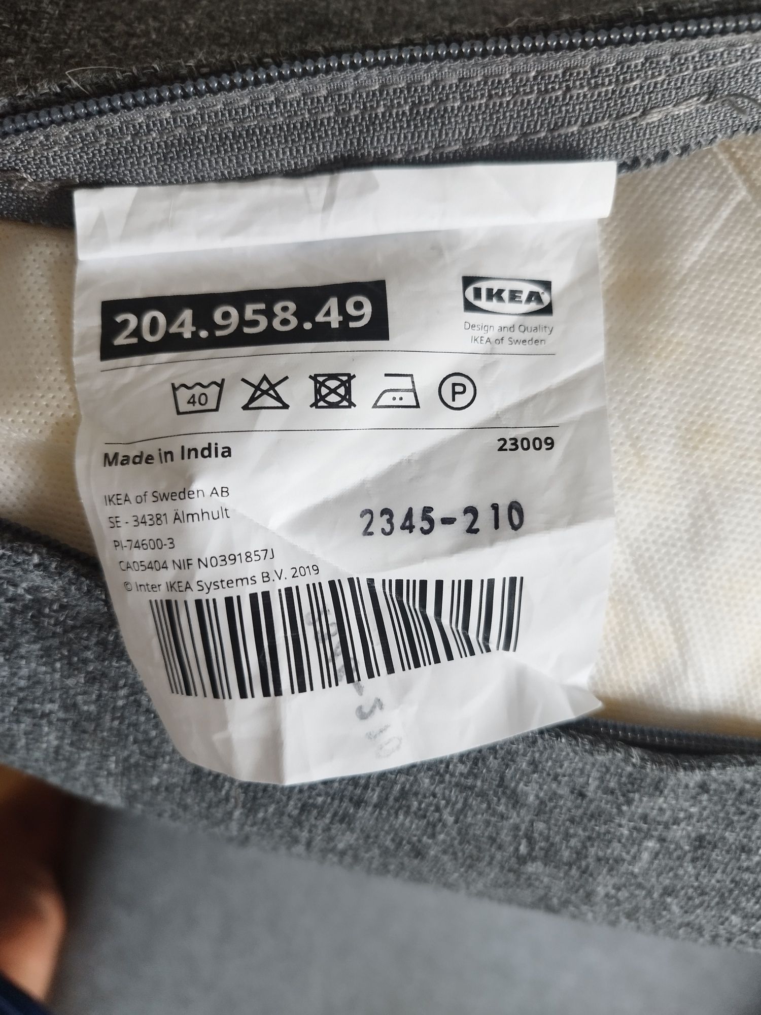 Pokrowce do Sofa Ikea Vimle 2 rozkładana Gunared Szary
