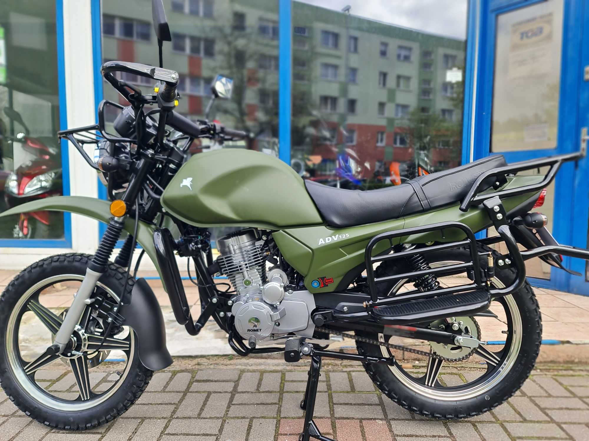 ROMET ADV 125!Na prawko B!Gwarancja 24m!Serwis! Raty! Dowóz!