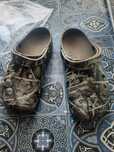 Crocs хакі комуфляж крокси тапочки, шльопвнці