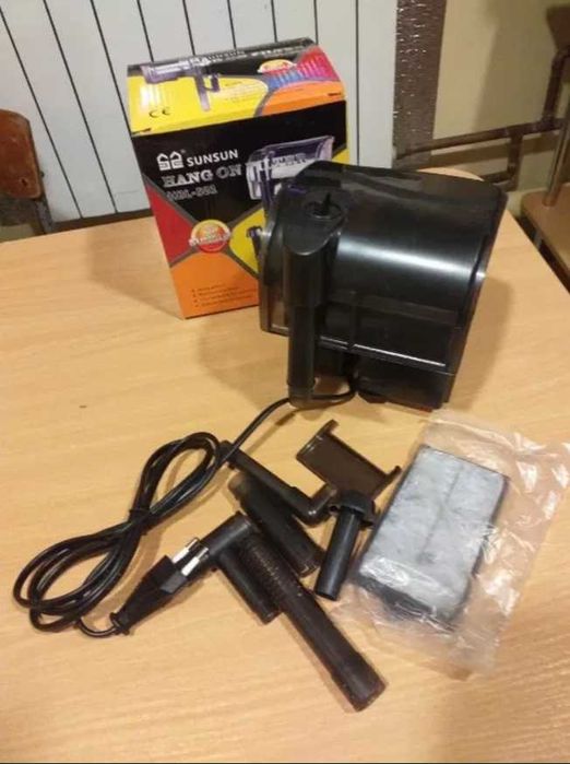 Навесной внешний фильтр для аквариумов до 20-120 л НОВЫЙ