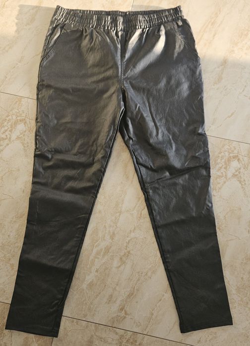 Spodnie damskie eko skórka