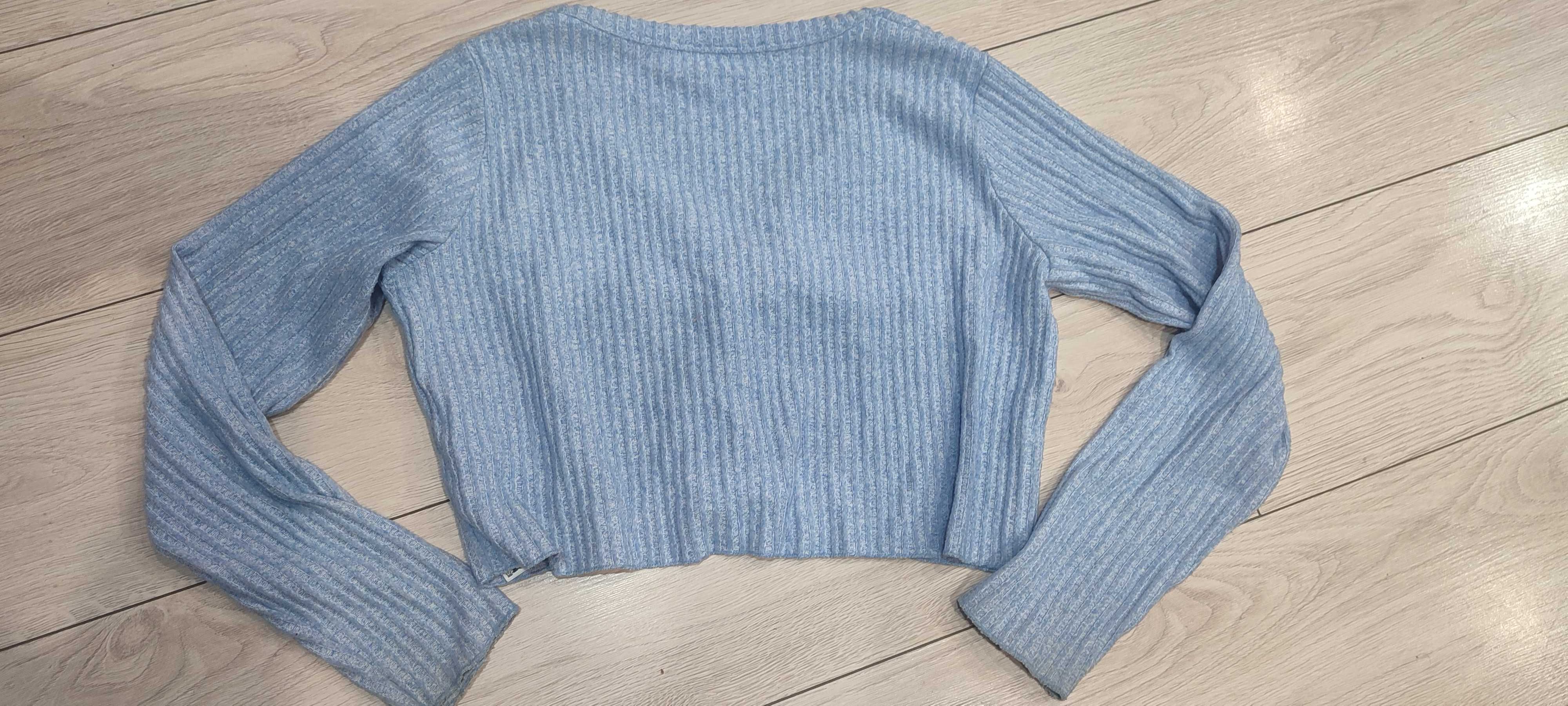 Kardigan sweter niebieski