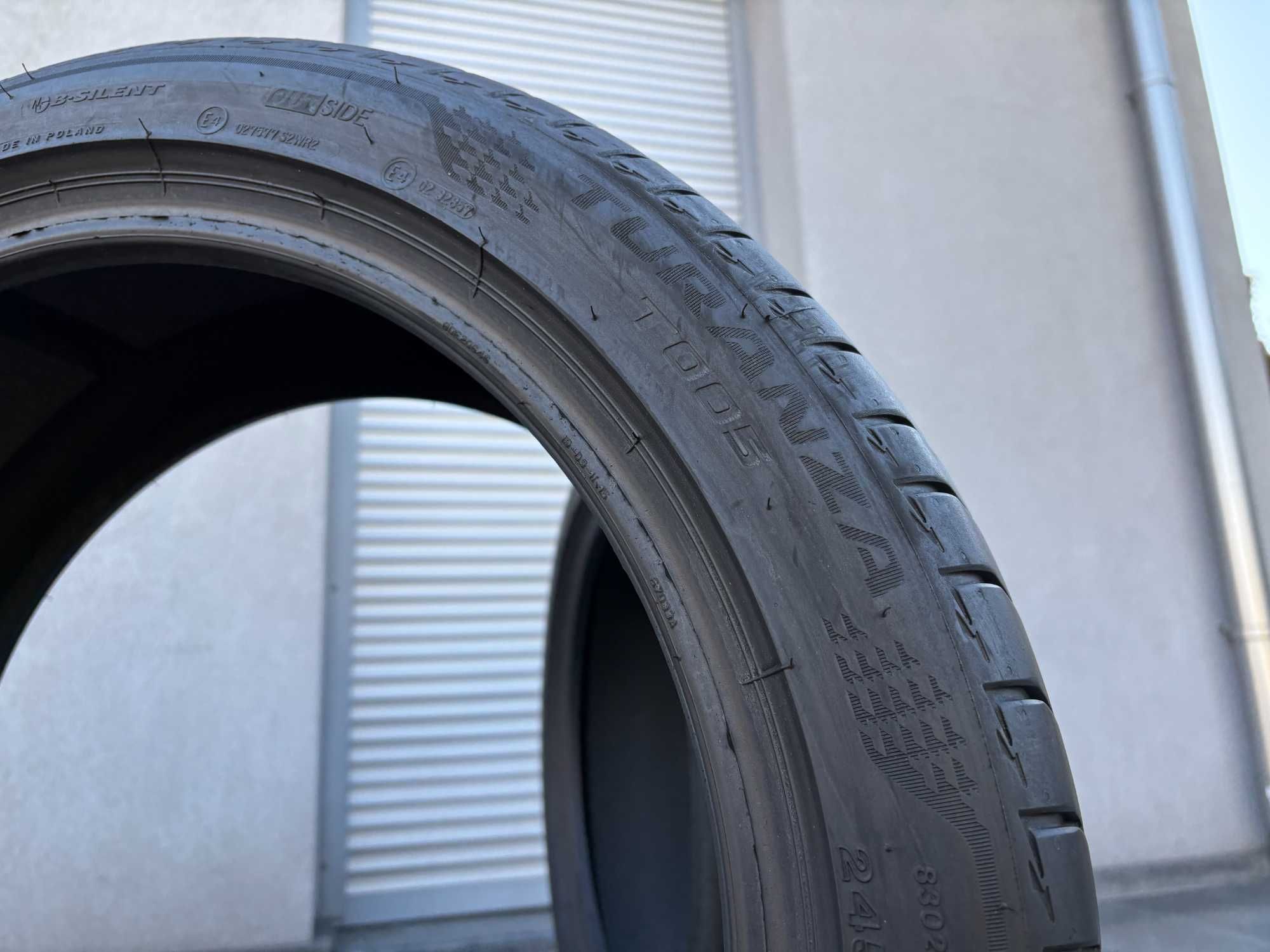 2szt letnie 245/45R19 Bridgestone 6,1mm 2023r świetny stan! L259 gwar