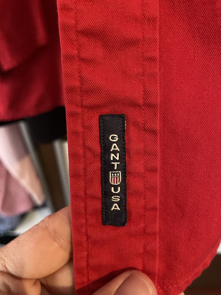 Camisa vermelha Gant