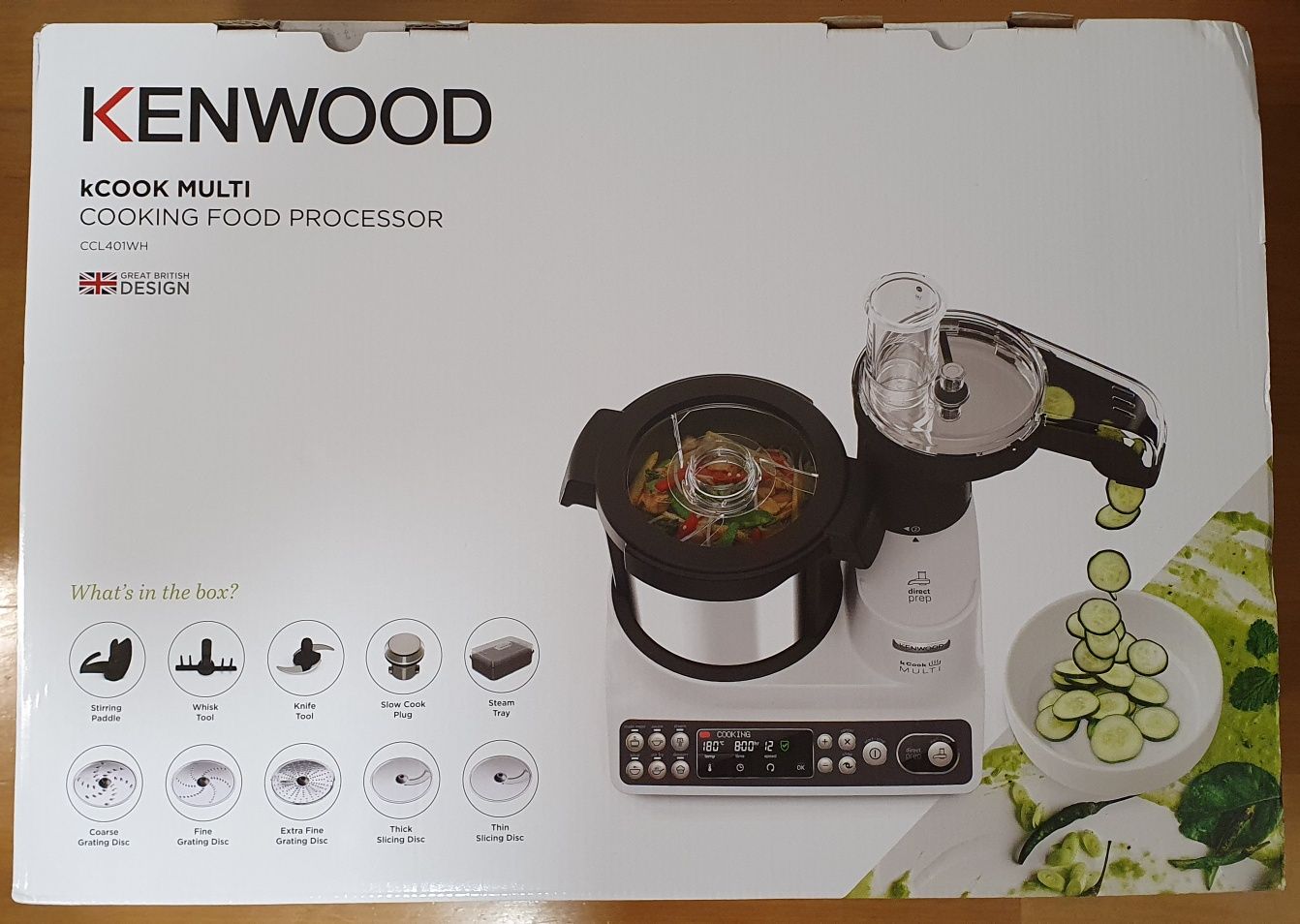 Robots de Cozinha Kenwood Kcook Multi Com Pouco Uso