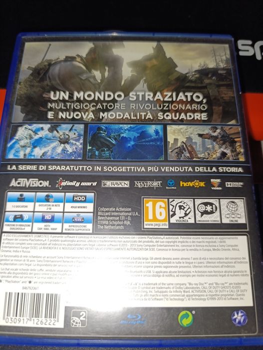 Jogo PS4 Call of Duty Ghosts