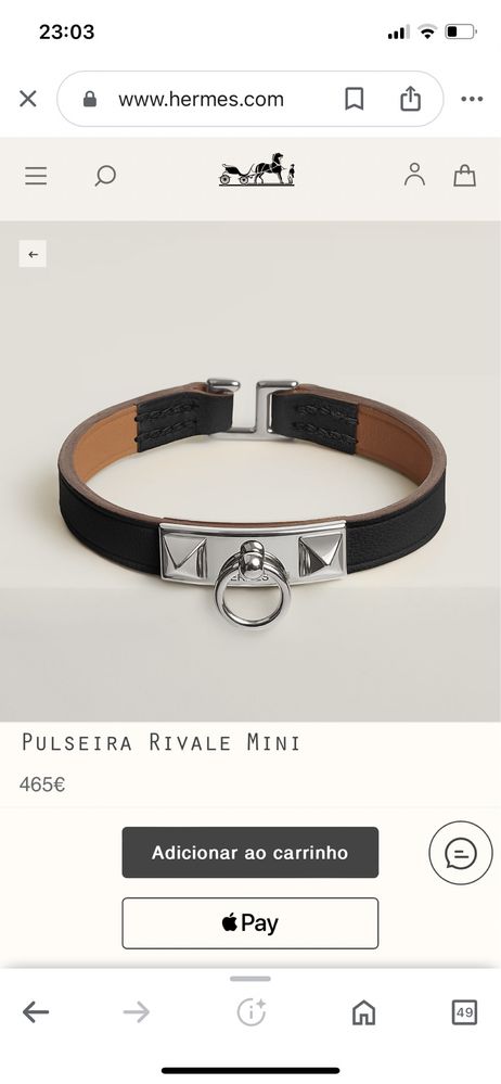 Pulseira original Hermes