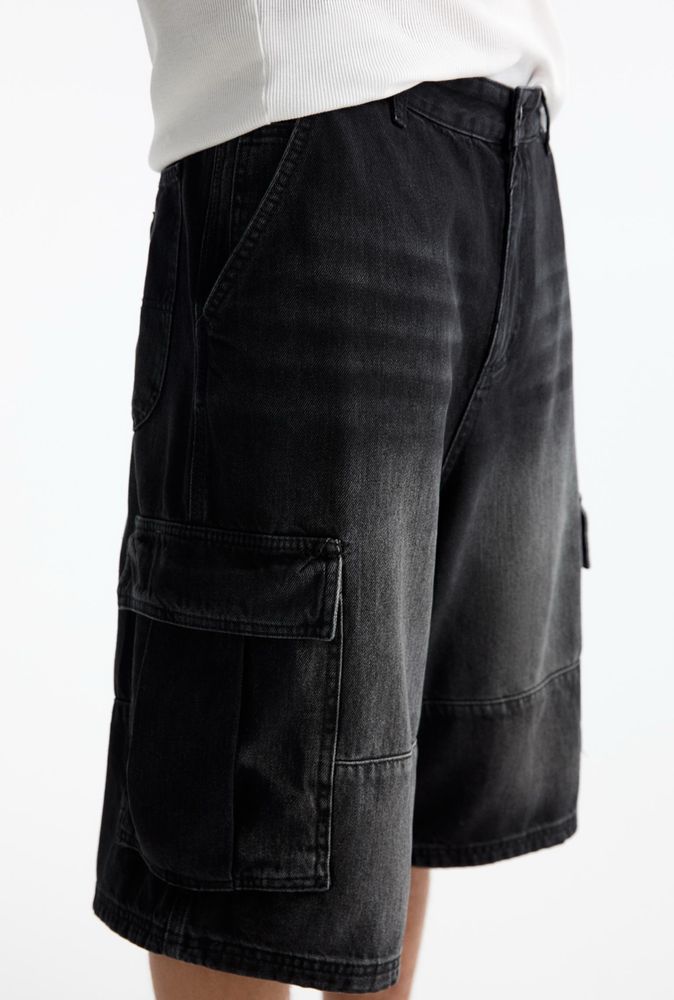 Шорти Pull&Bear (S-M) Skater Fit Оригінал Широкі Широкие Нові Шорты