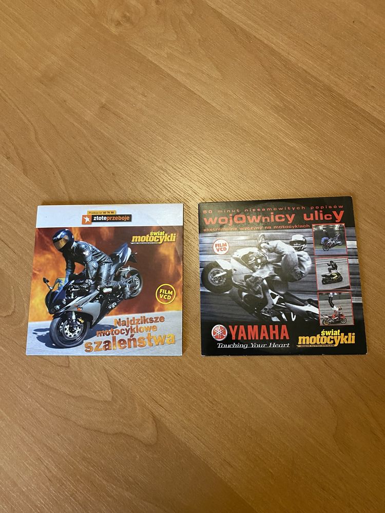 Filmy VCD Wojownicy Ulicy oraz Najdziksze Motocyklowe Szaleństwa