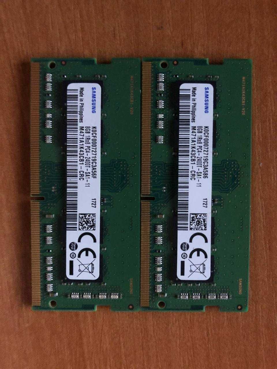 ОЗП 2×8 ГБ DDR4 SO-DIMM 2400 MHz (16 ГБ) для ноутбука/міні-ПК