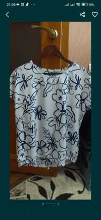 Шифонова  блузка 50,женская блузка 50-52