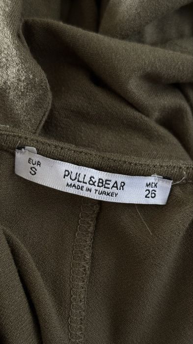 Сукня PULL&BEAR коротка, оливкового кольору